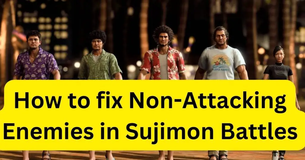 Non-Attacking Enemies in Sujimon Battles