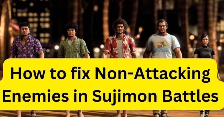 How to Fix Non-Attacking Enemies in Sujimon Battles
