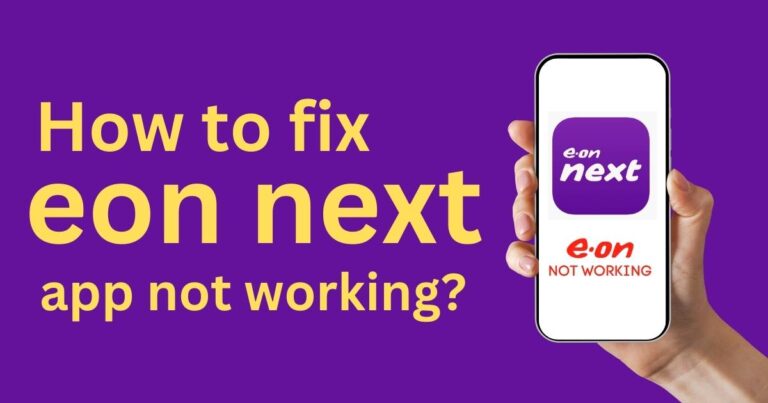 How to fix eon next app not working?