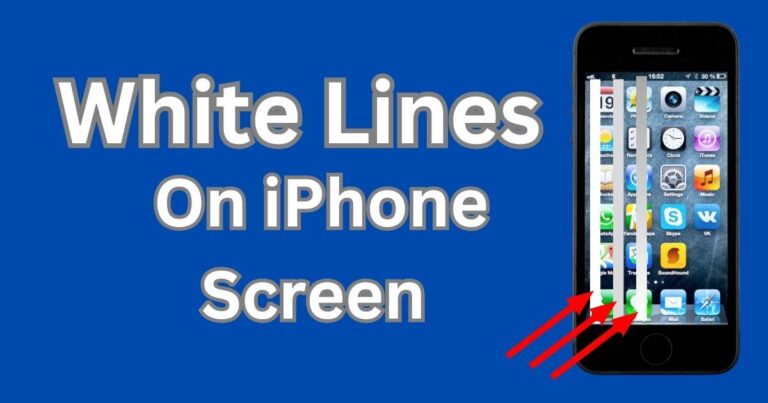 White Lines On iPhone Screen